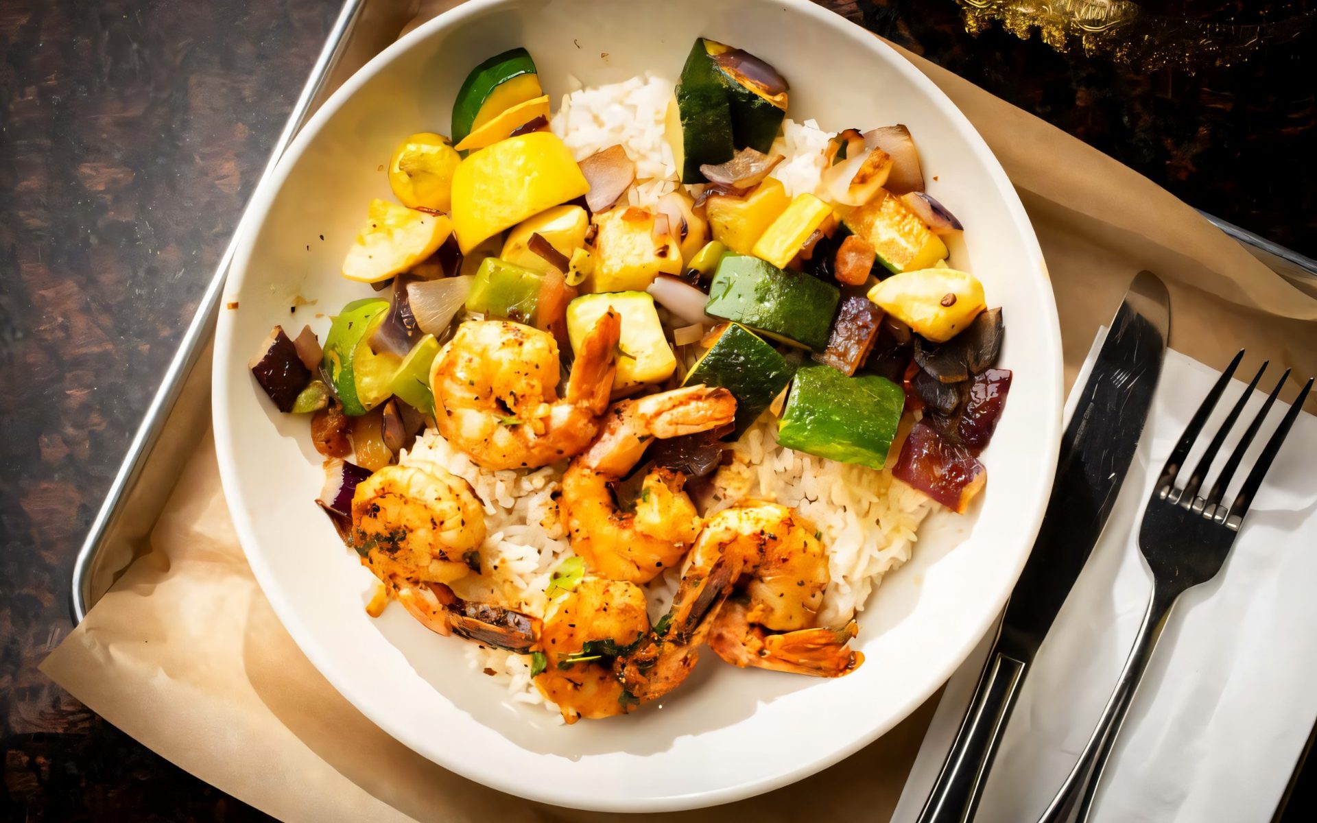Fresh Creole ingredients