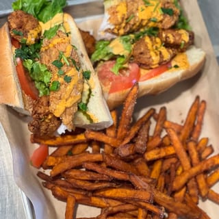 Swamp Boy Po'boy (Fried Fish & Shrimp)
