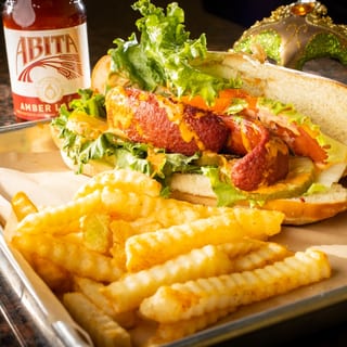Beef Hot Link Po Boy